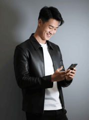 Con trai, nam, boy, nhân viên văn phòng, nhân viên, áo đen, điện thoại, quảng cáo, Việt Nam