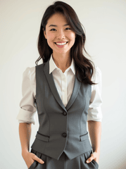 Phụ nữ, con gái, nữ, nhân viên văn phòng, văn phòng, office, nền đơn sắc (2)