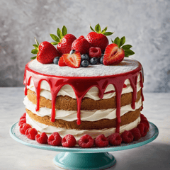 Bánh kem, bánh dâu tây, bánh ngọt, dâu tây, strawberry, cake - Nusrat-Kaniz-Fahima