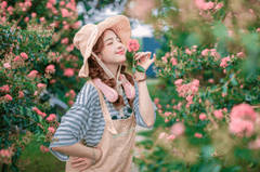 Cô gái, con gái, phụ nữ, girl, vườn hoa, mùa xuân - Long_Phung (3)