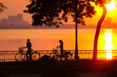 Hồ tây, Hà Nội, Việt Nam, Viet Nam, hoàng hôn, hồ - haizzzvn