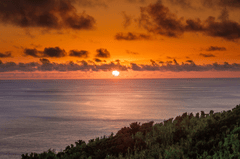 Hoàng hôn, bầu trời, biển, sunset, nền, background - rperucho