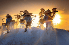 Làng muối, muối, hoàng hôn, biển, Việt Nam - Quangpraha (2)
