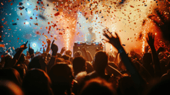 Lễ hội, party, buổi hòa nhạc, nhóm, đám đông, cổ vũ - TungArt7
