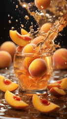 Nước ép đào, đào, peach, trái cây, nước ép, fruit, juice - ghasoub