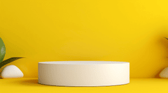 Sân khấu, bục đỡ, bục, bệ đỡ, bệ, podium, trang trí, decor, màu vàng, yellow 1