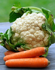 Súp lơ, bông cải trắng, rau củ, cà rốt, carrot, cauliflower -matthiasboeckel