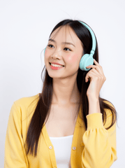 Con gái, nữ, girl, tai nghe, sinh viên, quảng cáo, Việt Nam 22