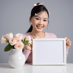 Con gái, nữ, girl, khung tranh, người mẫu, quảng cáo, Việt Nam 6