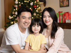 Gia đình, family, giáng sinh, christmas, Việt Nam 1