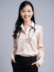 Con gái, nữ, girl, bác sĩ, doctor, quảng cáo, Việt Nam 20