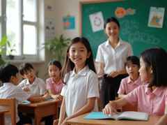 Con gái, nam, nữ, lớp học, cô giáo, học sinh, class, teacher, Việt Nam 11