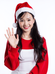 Con gái, nữ, học sinh, sinh viên, girl, giáng sinh, christmas, Việt Nam 5