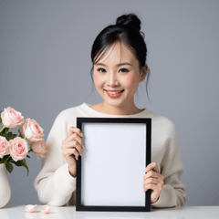 Con gái, nữ, girl, khung tranh, người mẫu, quảng cáo, Việt Nam 1