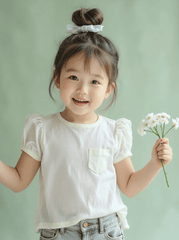 Em bé, baby, child, hoa, flower, Việt Nam 5