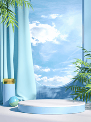 Thiên nhiên, hình nền, nền, background, hoa lá, núi, bục, podium - JustinYu 5