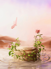 Thiên nhiên, hình nền, nền, background, hoa lá, núi, bục, podium - JustinYu 2
