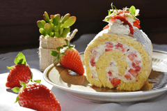 Bánh, cake, bakery, bông lan, dâu, bánh ngọt, thức ăn nhanh, food - RitaE