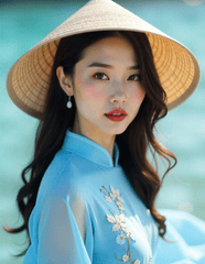 Con gái, cô gái, nữ, áo dài, trang phục truyền thống, Việt Nam 2