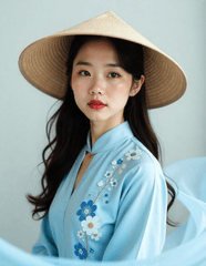 Con gái, cô gái, nữ, áo dài, trang phục truyền thống, Việt Nam 1