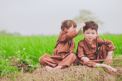 Cặp đôi, couple, trẻ em, em bé, anh em, gia đình, dễ thương - Toan_Le