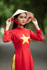 Cô gái, con gái, girl, Việt Nam, áo dài, truyền thống, lá cờ Việt Nam 14