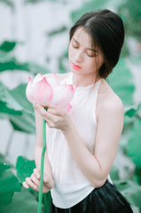 Cô gái, con gái, girl, Việt Nam, dễ thương, cute, áo tứ thân, áo yếm - LuisSteven (7)