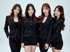 Con gái, cô gái, nữ, nhóm, tập thể, team, group, quảng cáo, model, người mẫu 8