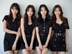 Con gái, cô gái, nữ, nhóm, tập thể, team, group, quảng cáo, model, người mẫu 10