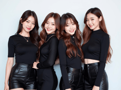 Con gái, cô gái, nữ, nhóm, tập thể, team, group, quảng cáo, model, người mẫu 16