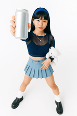 Con gái, girl, người mẫu, model, quảng cáo, advertise, nước uống, water, drink 3