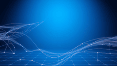 Nền kỹ thuật số, digital background, mạng lưới, network, kết nối, nodes, lưới, grid, tông xanh, blue tone 2