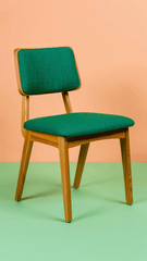 Ghế, chair, gỗ, wood, bọc vải, fabric upholstery, phong cách thế kỷ, mid-century style