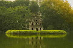 Hồ Gươm, Hoan Kiem lake, Hà Nội, phản chiếu, reflection, mặt nước, water surface - Boser Đàm
