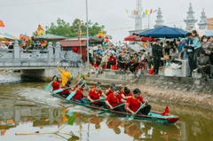 Thuyền, boat, sông, river, Việt Nam, Vietnam, người chèo thuyền, boatman, lễ hội, festival - HONG SON