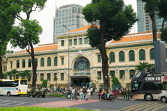 Bưu điện trung tâm Sài Gòn, Saigon central post office, Hồ Chí Minh, Ho Chi Minh City, background, wallpaper -  Thang Do
