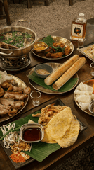 Cơm lam, trứng chiên , món ăn Việt Nam, Việt Nam, ẩm thực, food - QUI NGUYEN