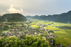 Thung lũng Bắc Sơn, ruộng bậc bằng, Bac Son Valley, golden rice fields,Việt Nam, hình nền, nền, background 2