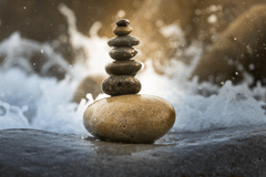 Đá xếp, stacked stones, thiền định, meditation, cân bằng, balance, sóng nước, water splash, đá biển, sea rocks,- Quangpraha 1