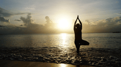 Yoga, thiền, nature, thiên nhiên, lake, hồ nước, peace, bình yên, woman, phụ nữ, balance, thăng bằng - Pexels