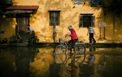 Người dân, Lái xe, xe đạp, Phố cổ, Hộ An,People, Driver, Bicycle, Old Quarter, Hoi An, hình nền, nền, background -trilemedia