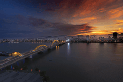 Hồ nước, lake, cây cầu, bridge, cầu rồng, Đà Nẵng,Dragon Bridge, Da Nang, hình nền, nền, background - Quangpraha