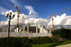 công trường, construction site, cần cẩu, crane, tòa nhà đang xây, buil 1