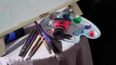 Bảng màu, màu sắc, cọ, màu sơn, vẽ, palette, color, brush, paint, drawing-SAVA86