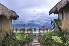 Nhà gỗ, wooden house, homestay, núi rừng, mountain- Quangpraha 2
