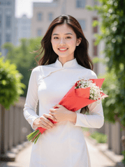 Áo dài, Học sinh, student, sinh viên, Việt Nam, con gái, cô gái, girl 3
