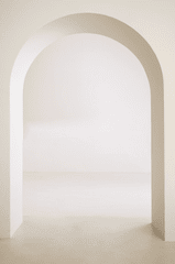 Cổng vòm, minimal style, phong cách tối giản, white wall, tường trắng, empty room, phòng trống, modern design,hiện đại - Lyli