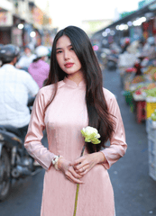 Áo dài, Học sinh, student, sinh viên, Việt Nam, con gái, cô gái, girl - Võ Châu 1