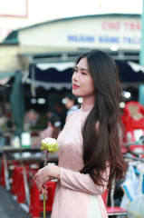 Áo dài, Học sinh, student, sinh viên, Việt Nam, con gái, cô gái, girl - Võ Châu 2