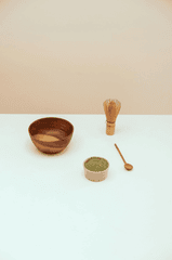 Bột trà xanh, matcha powder, bamboo whisk, chổi tre, wooden bowl, bát gỗ, tea, spoon, muỗng trà, japanese, tea trà nhật - Cup of Couple